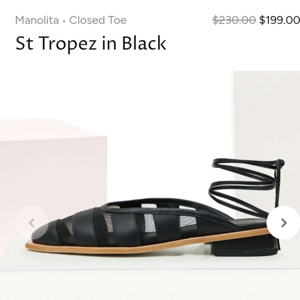 NWT.St Tropez Black Women Shoes.Ran Biger se Pic ..Its Fets Size 8 Easy.